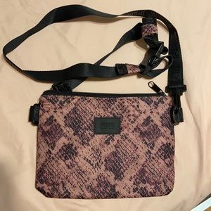 Pink body cross bag